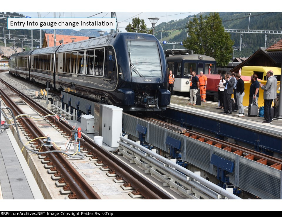 World first combined narrow/standard gauge train